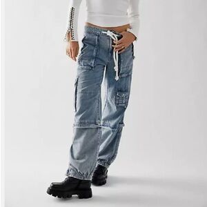 Free People , we the free women XL Southbay, utility cargo jeans NWT